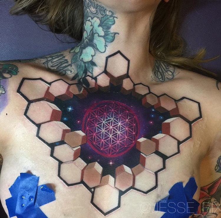 Geometric Style Tattoo